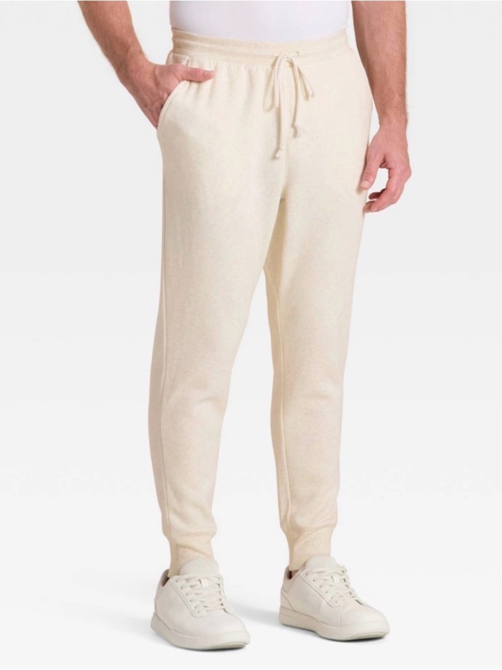 all in motion Cream Drawstring Joggers for Men